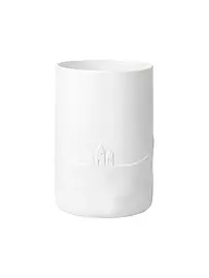 RAEDER | Vase SCHNEETAG 14,5x21x8cm traîneau à chiens | Blanc
