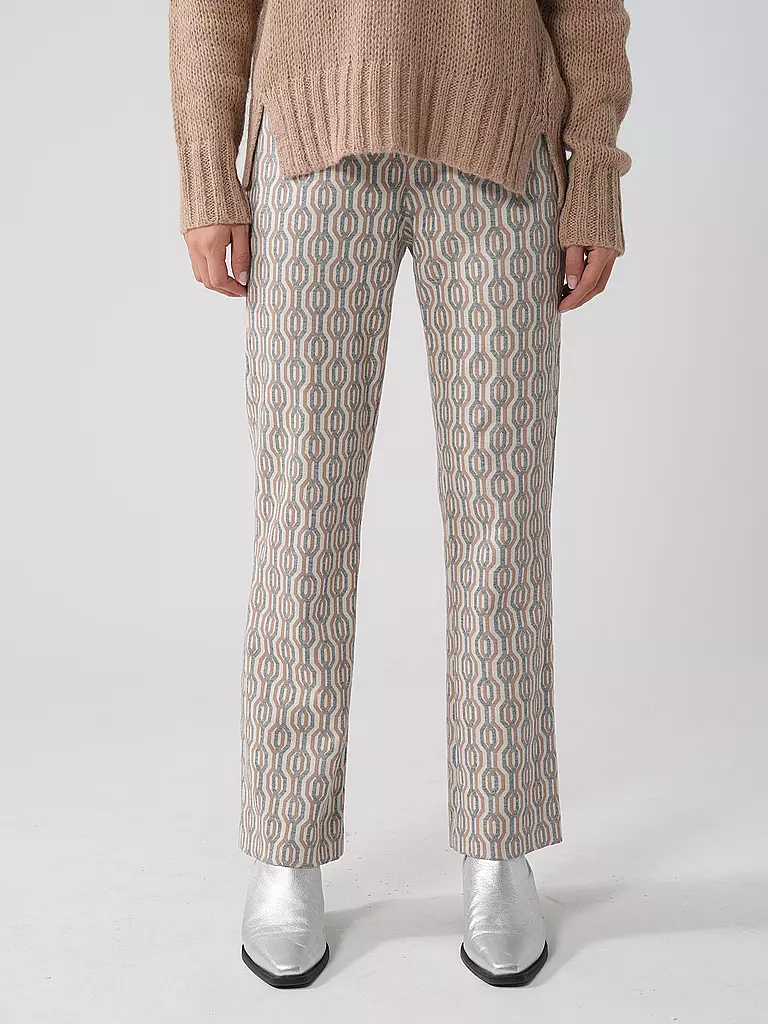 RAFFAELLO ROSSI | Hose Flared Fit 7/8 MACY | Crème