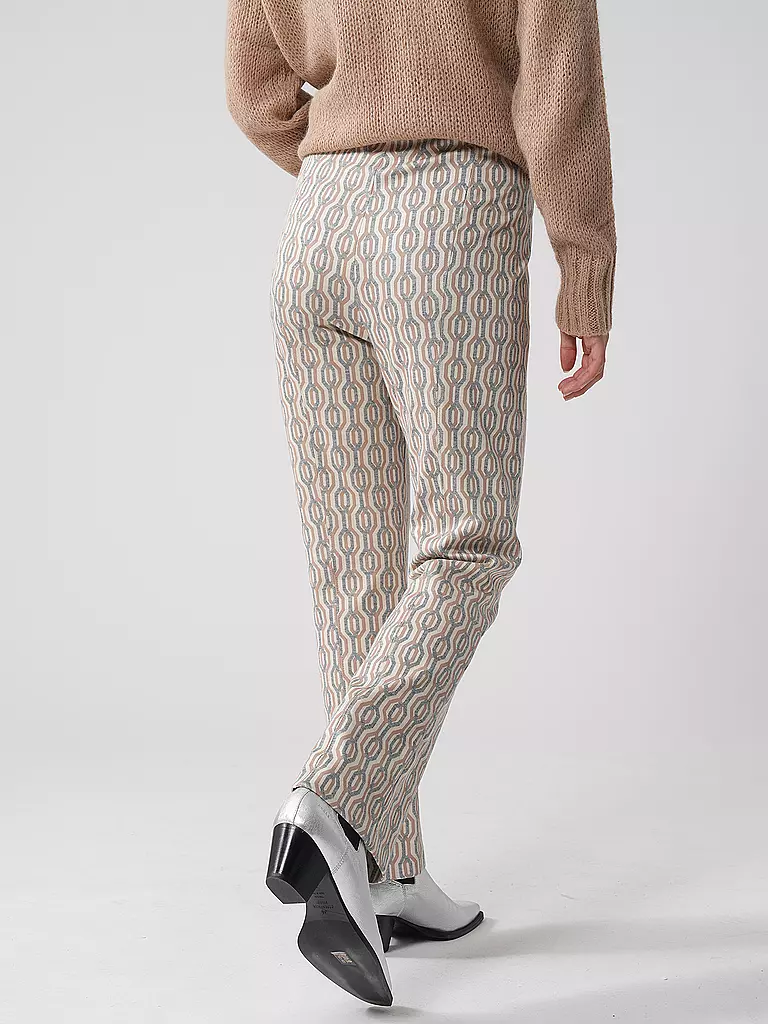 RAFFAELLO ROSSI | Hose Flared Fit 7/8 MACY | Crème