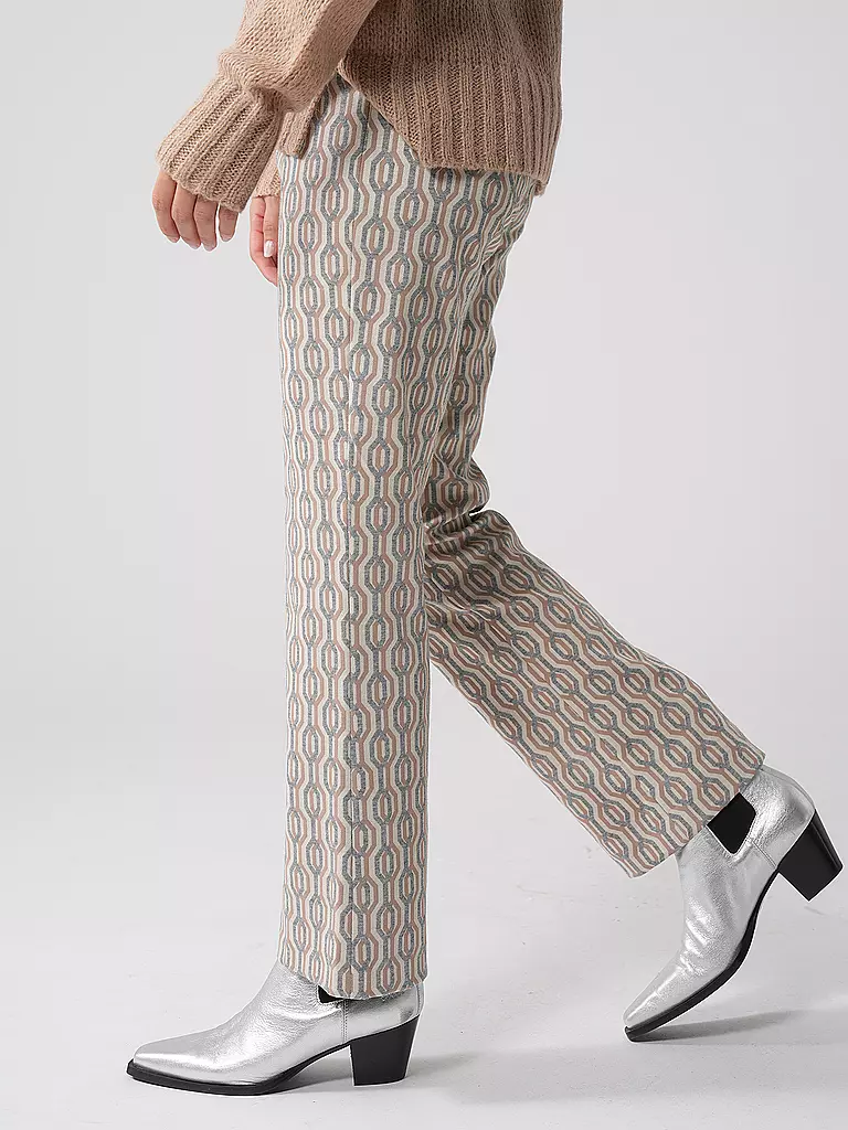 RAFFAELLO ROSSI | Hose Flared Fit 7/8 MACY | Crème