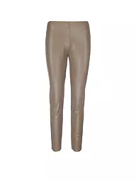 RAFFAELLO ROSSI | Hose in Lederoptik Skinny Fit RESA | Marron