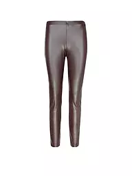 RAFFAELLO ROSSI | Hose in Lederoptik Skinny Fit RESA | Marron