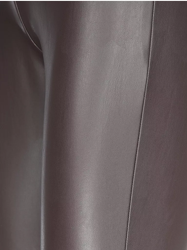 RAFFAELLO ROSSI | Hose in Lederoptik Skinny Fit RESA | Marron
