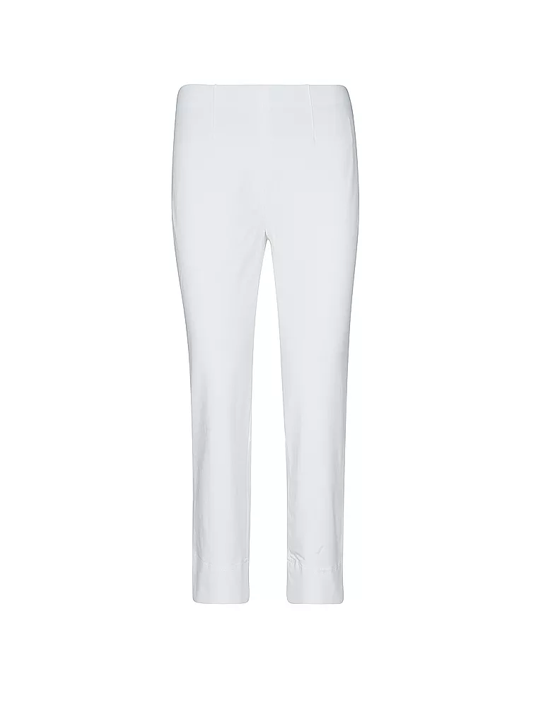 RAFFAELLO ROSSI | Pantalon "Penny Techno" 6/8 | Blanc