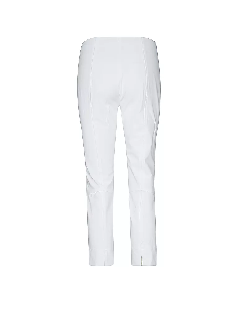 RAFFAELLO ROSSI | Pantalon "Penny Techno" 6/8 | Blanc