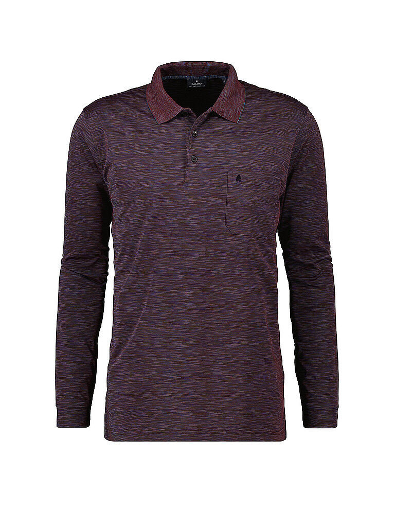 Ragman Poloshirt rouge foncé M