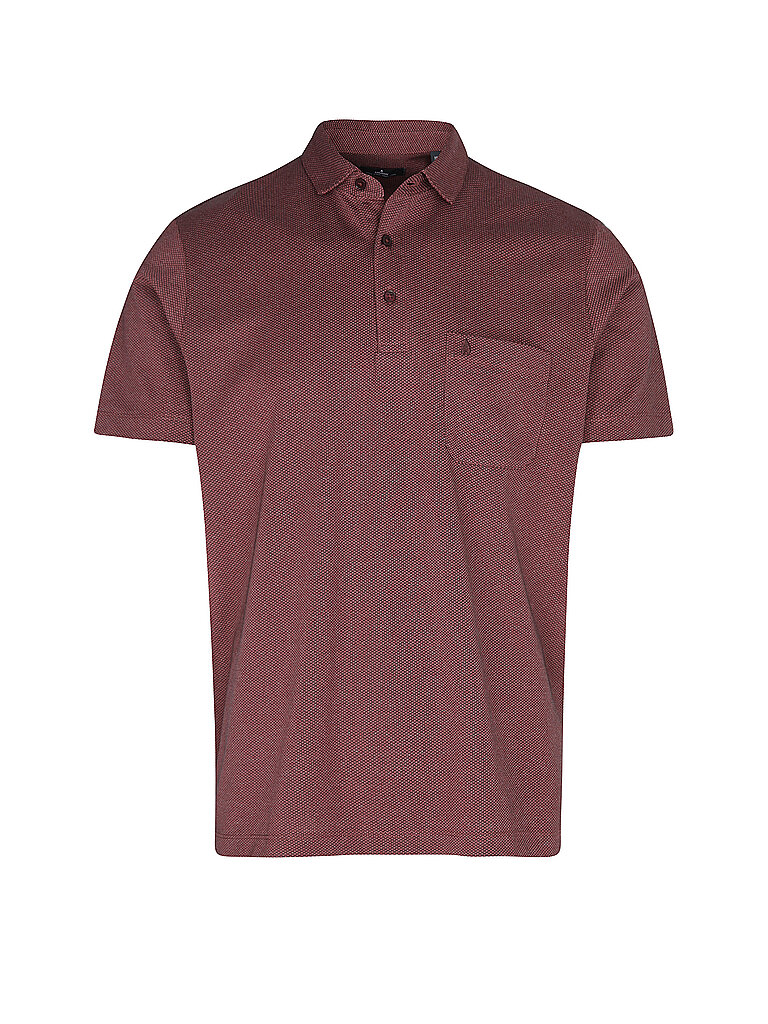Ragman Polo rouge foncé XXL