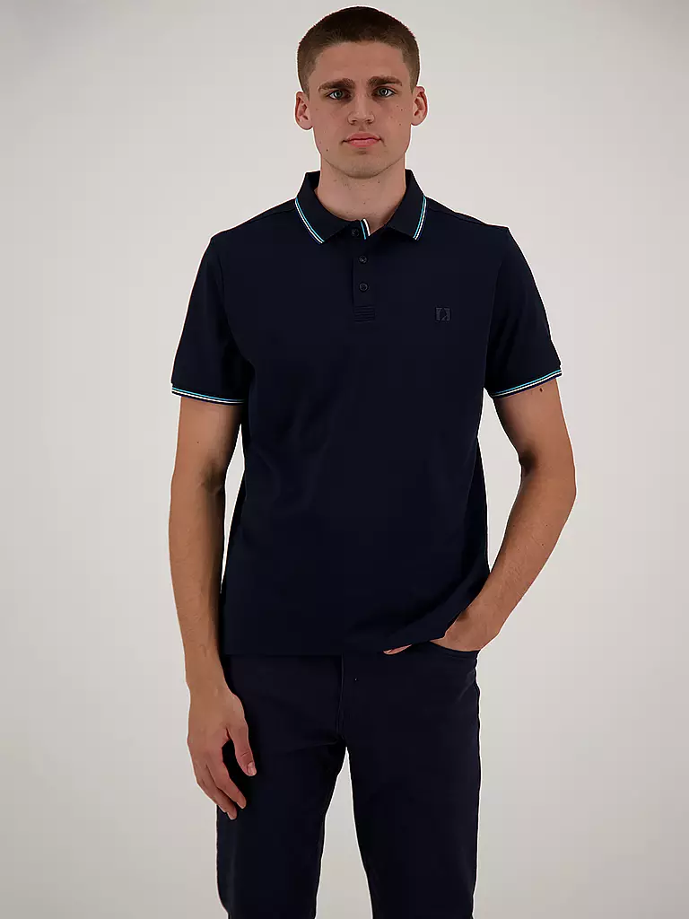 RAGMAN | Poloshirt "Keep Dry" | Bleu foncé
