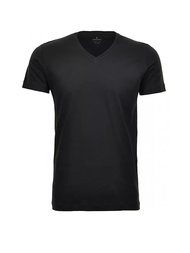 RAGMAN | T-shirt lot de 2 | schwarz