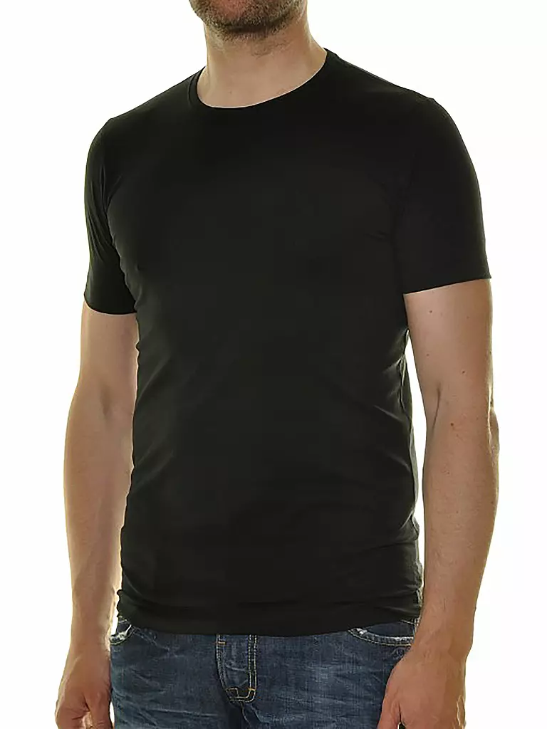 RAGMAN | T-shirt lot de 2 | Noir