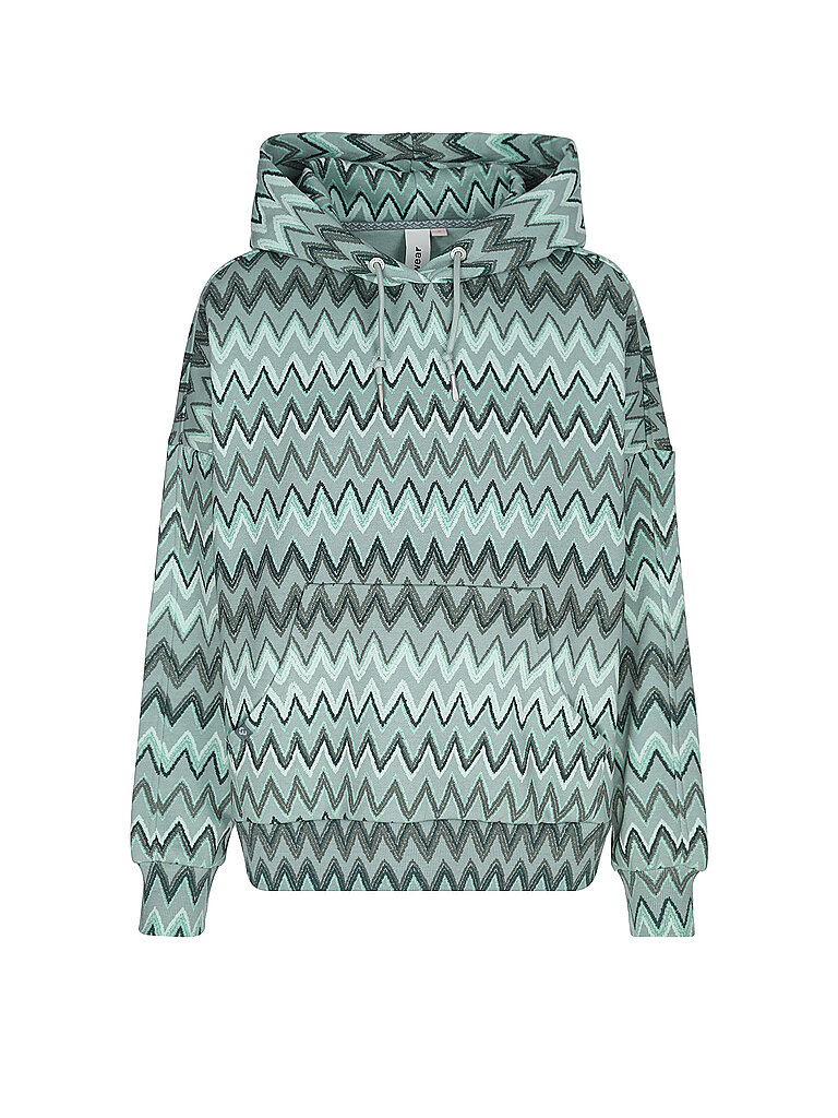 Sweat à capuche - Hoodie PIRITA PRINT vert clair XL