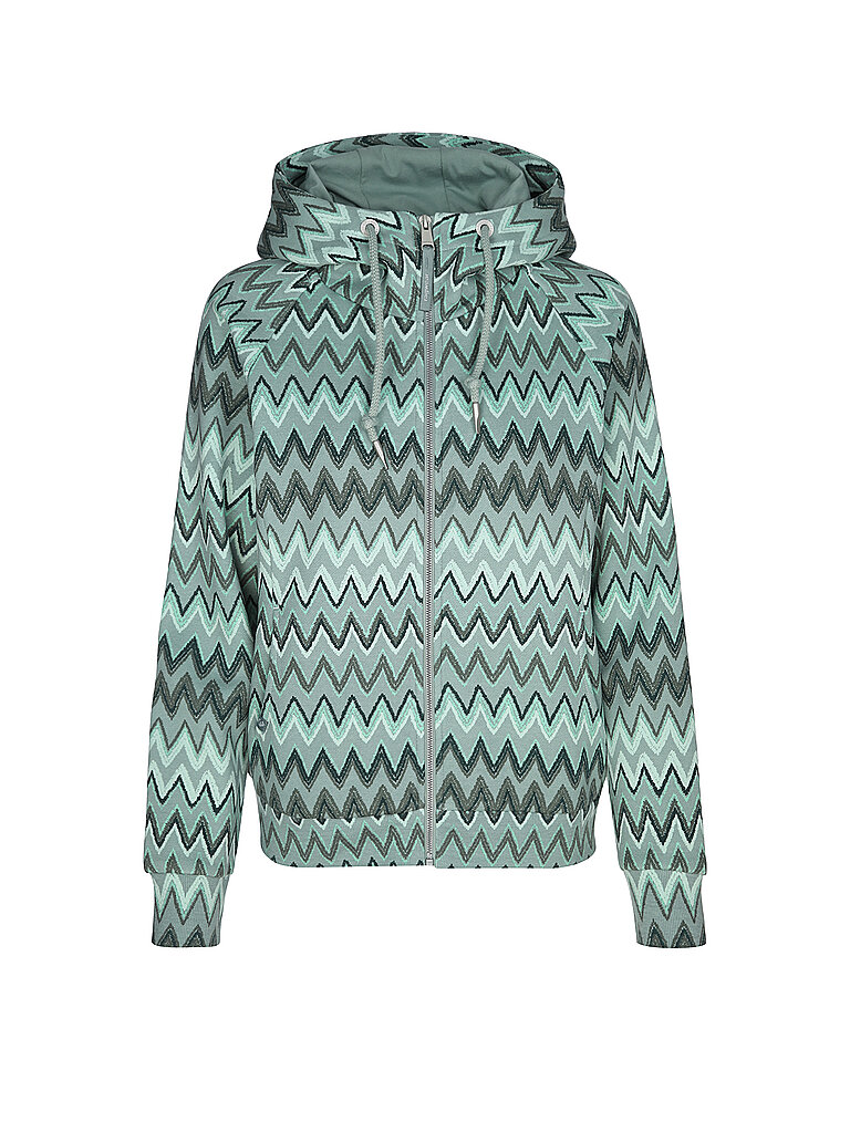 Sweatjacke FLLAWIA PRINT vert clair S