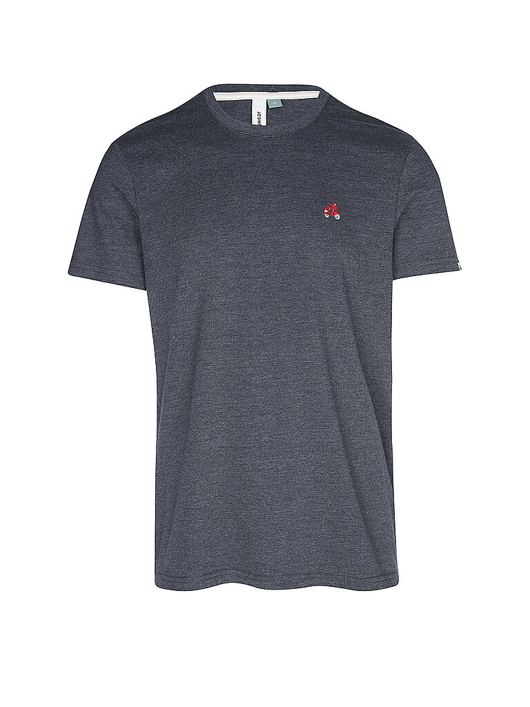 T-Shirt NEDDIS A VESPA bleu marine XXL