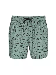 RAGWEAR | Badeshorts STANNIS PRINT | Vert clair