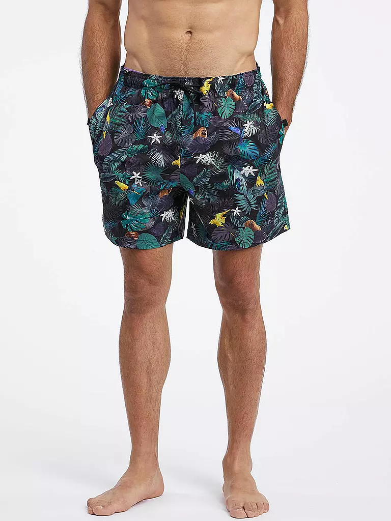 RAGWEAR | Badeshorts STANNIS PRINT | Noir