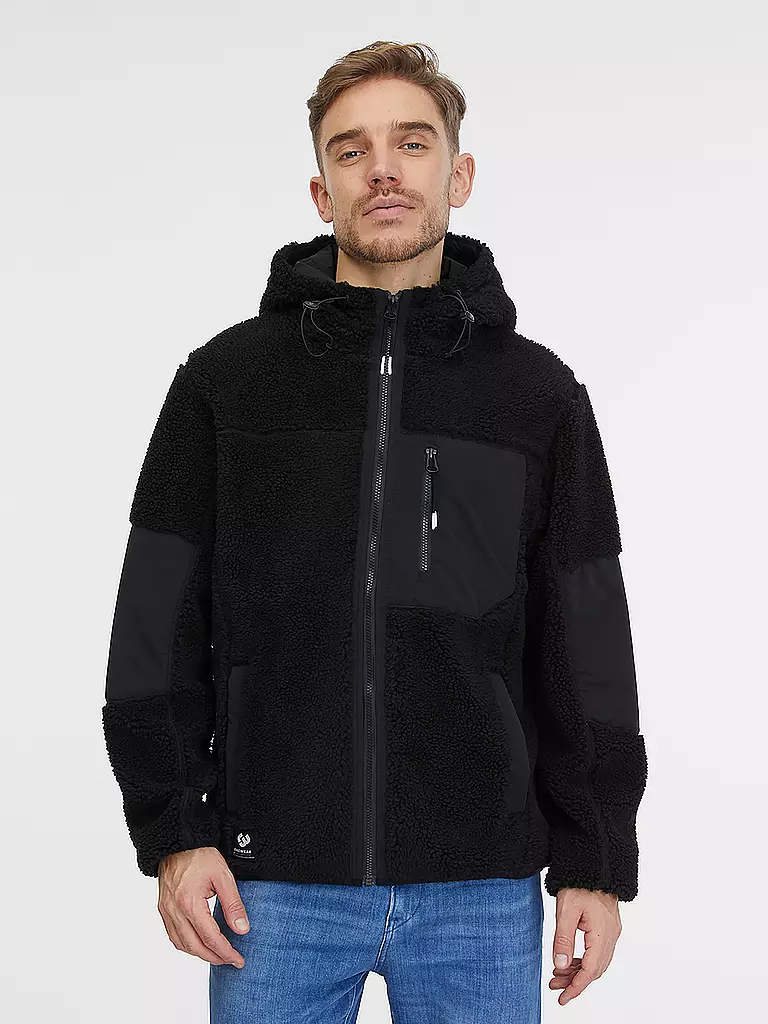 RAGWEAR | Fleecejacke CHILLE | Noir