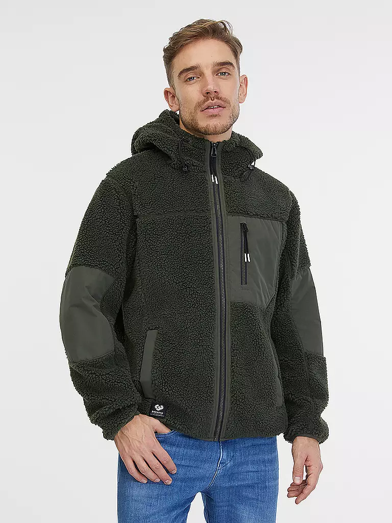 RAGWEAR | Fleecejacke CHILLE | Vert foncé