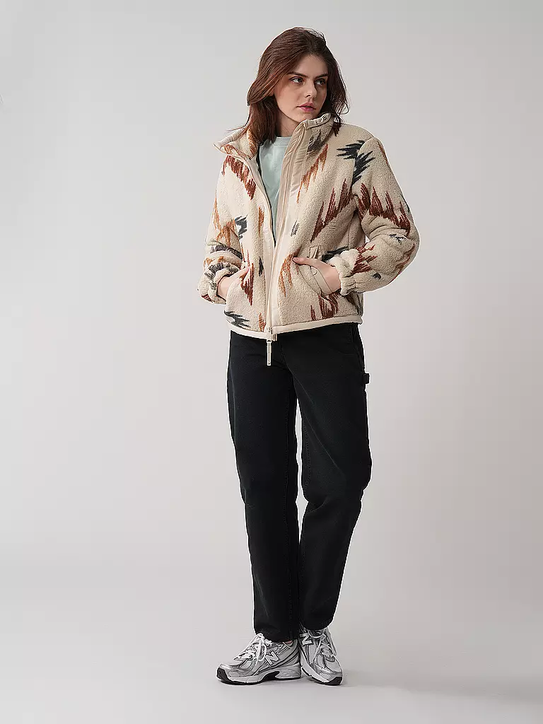 RAGWEAR | Fleecejacke NORDICKA AZTEC | Crème