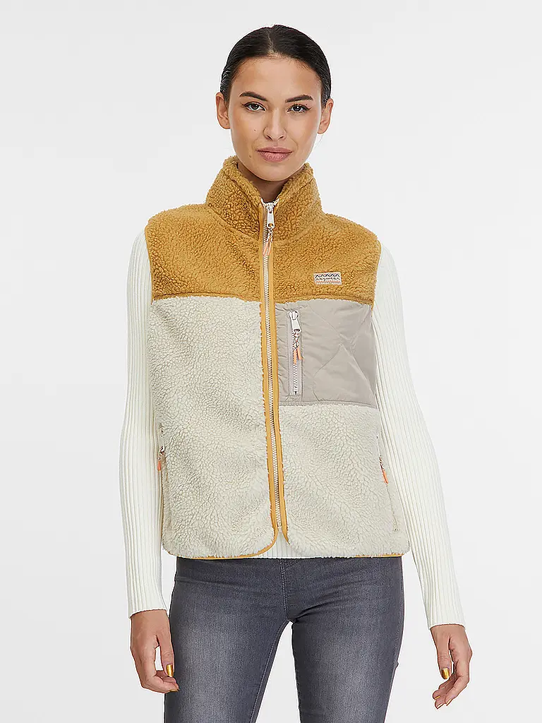 RAGWEAR | Gilet en polaire JUNNI BONDED | Crème