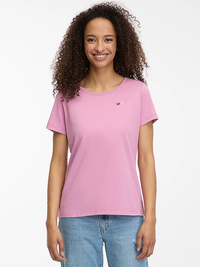 RAGWEAR | Nom du produit: T-Shirt MINTTA EMB B | Rose