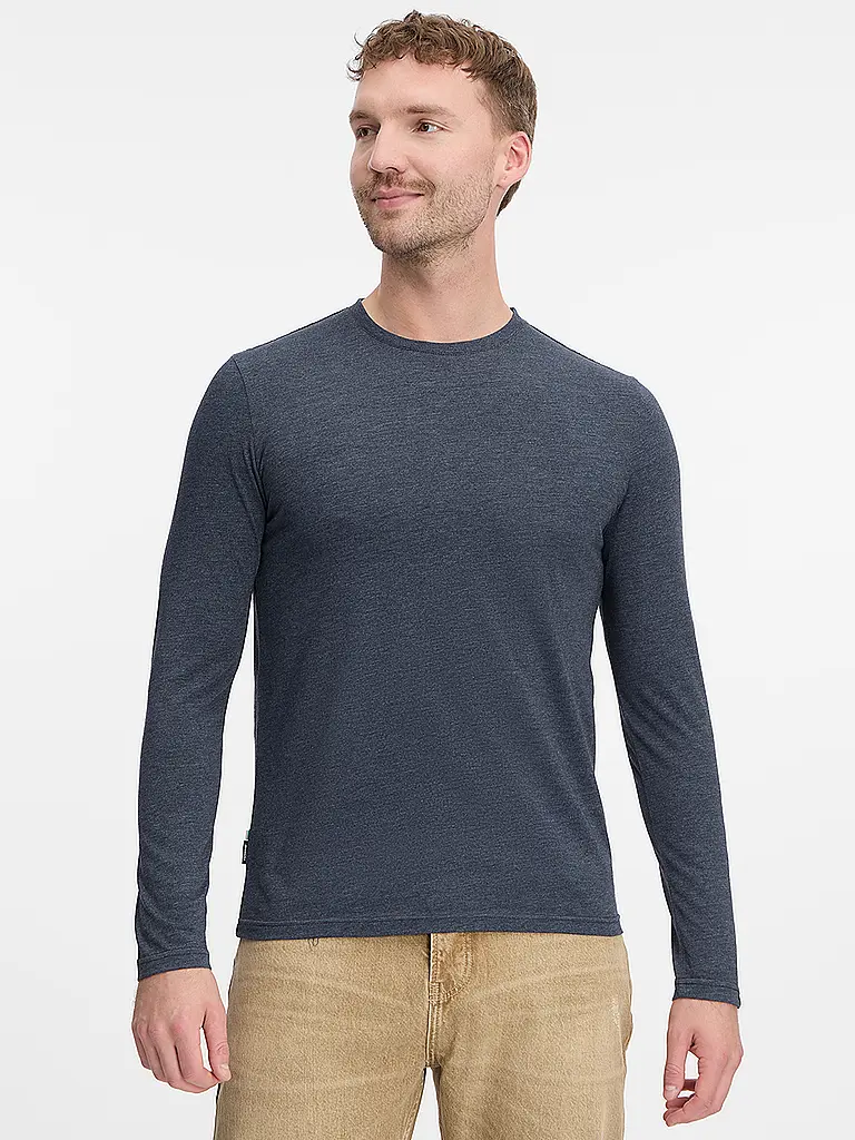 RAGWEAR | Nom du produit : T-shirt à manches longues ZACHARI | Bleu foncé