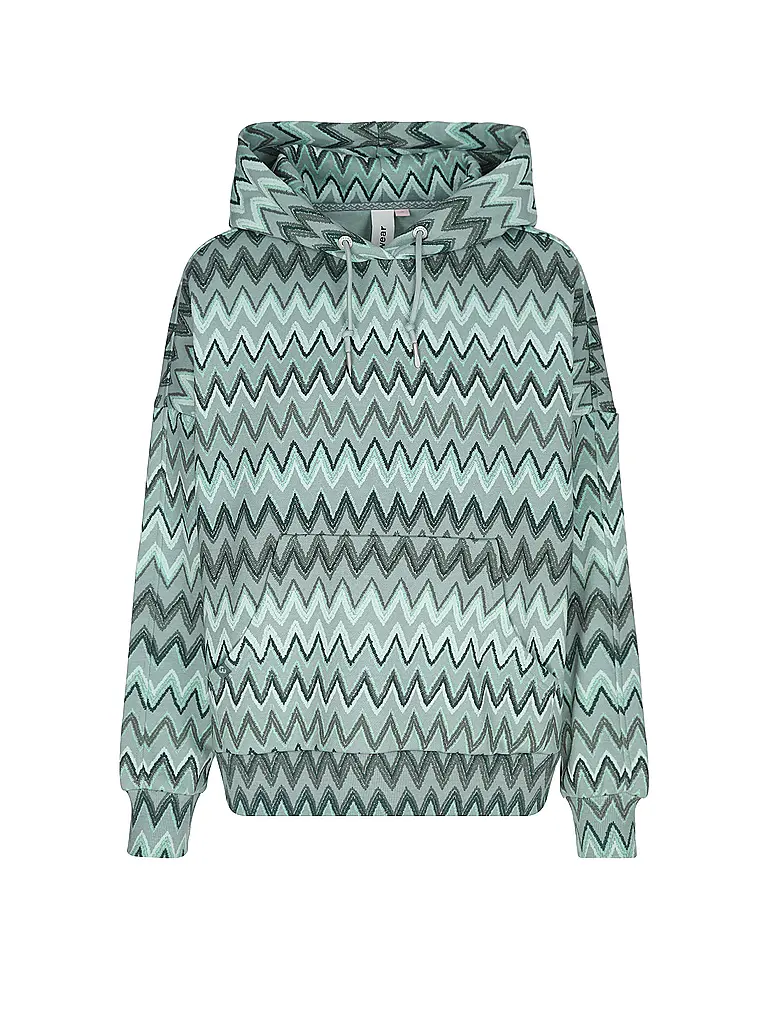 RAGWEAR | Sweat à capuche - Hoodie PIRITA PRINT | Vert clair