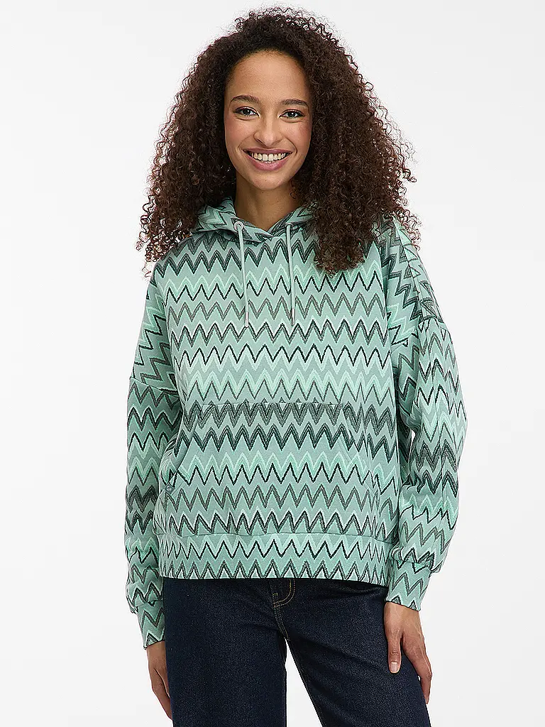 RAGWEAR | Sweat à capuche - Hoodie PIRITA PRINT | Vert clair