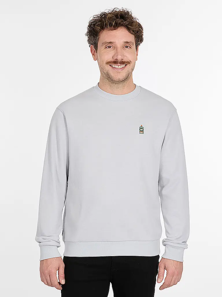 RAGWEAR | Sweat RAYU EMBRO | hellgrau