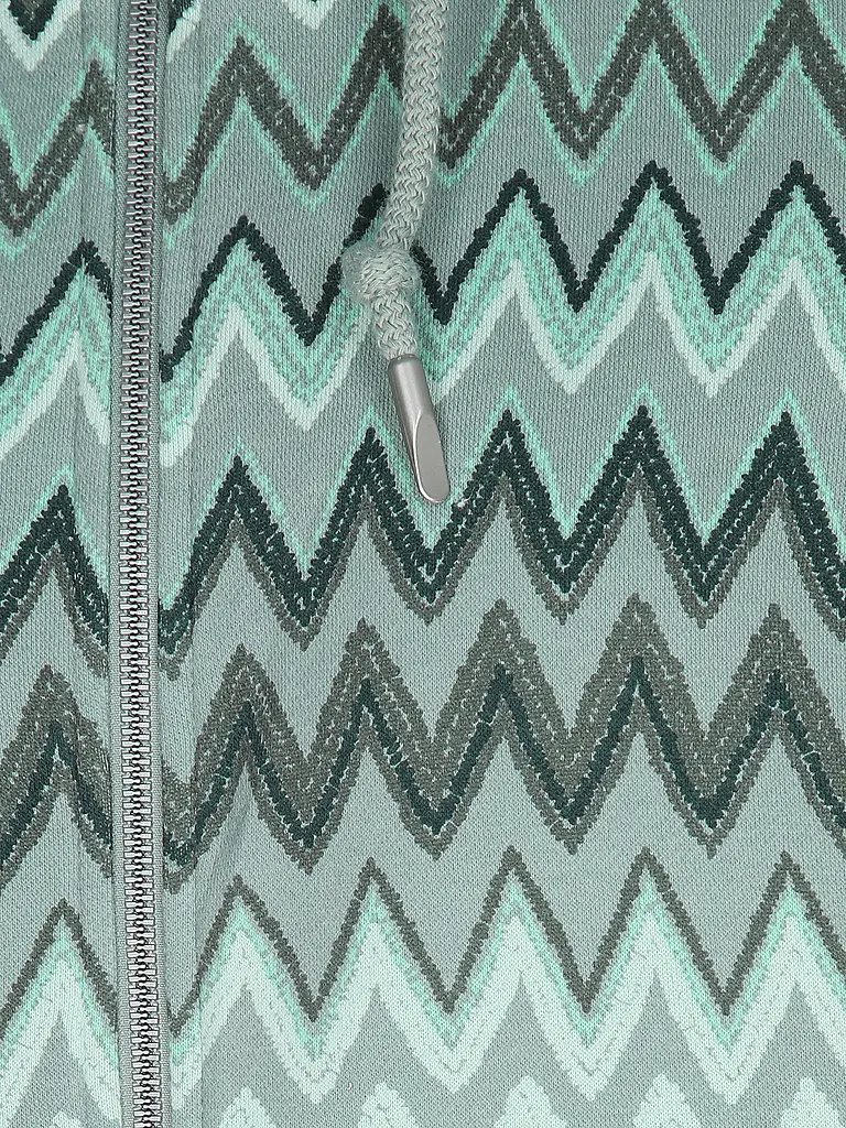 RAGWEAR | Sweatjacke FLLAWIA PRINT | Vert clair