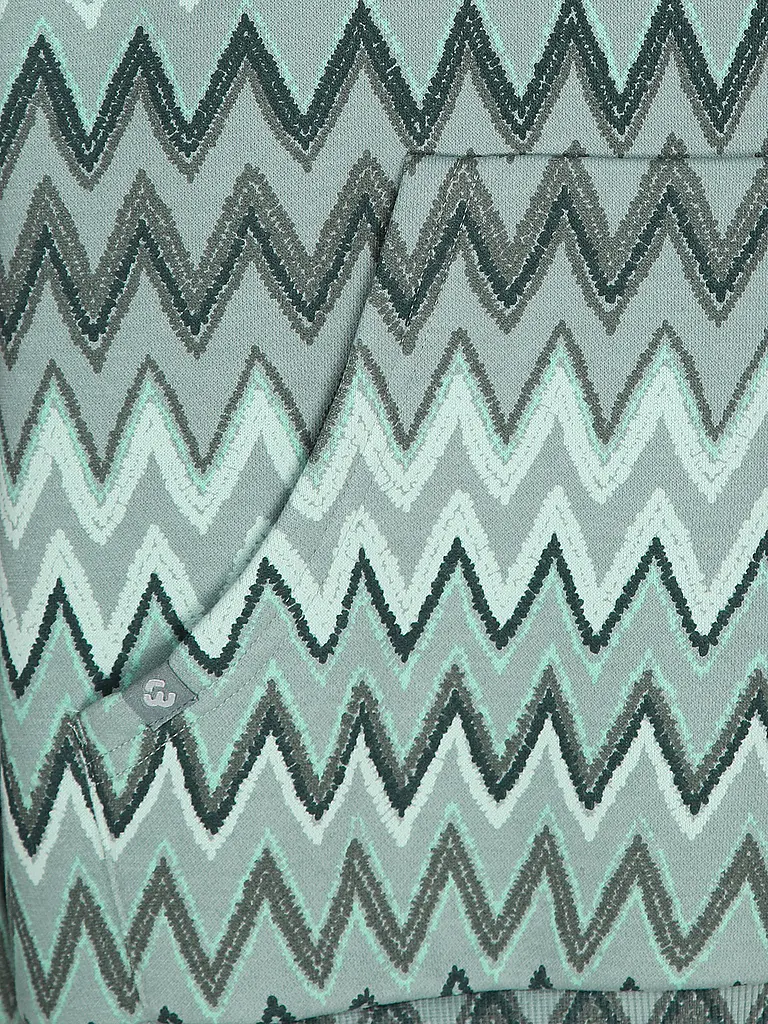 RAGWEAR | Sweatjacke FLLAWIA PRINT | Vert clair