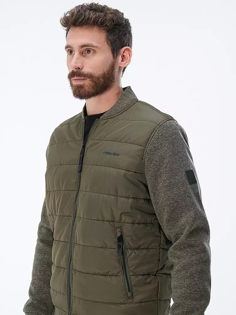RAGWEAR | Sweatjacke HALLAMR  | Olive
