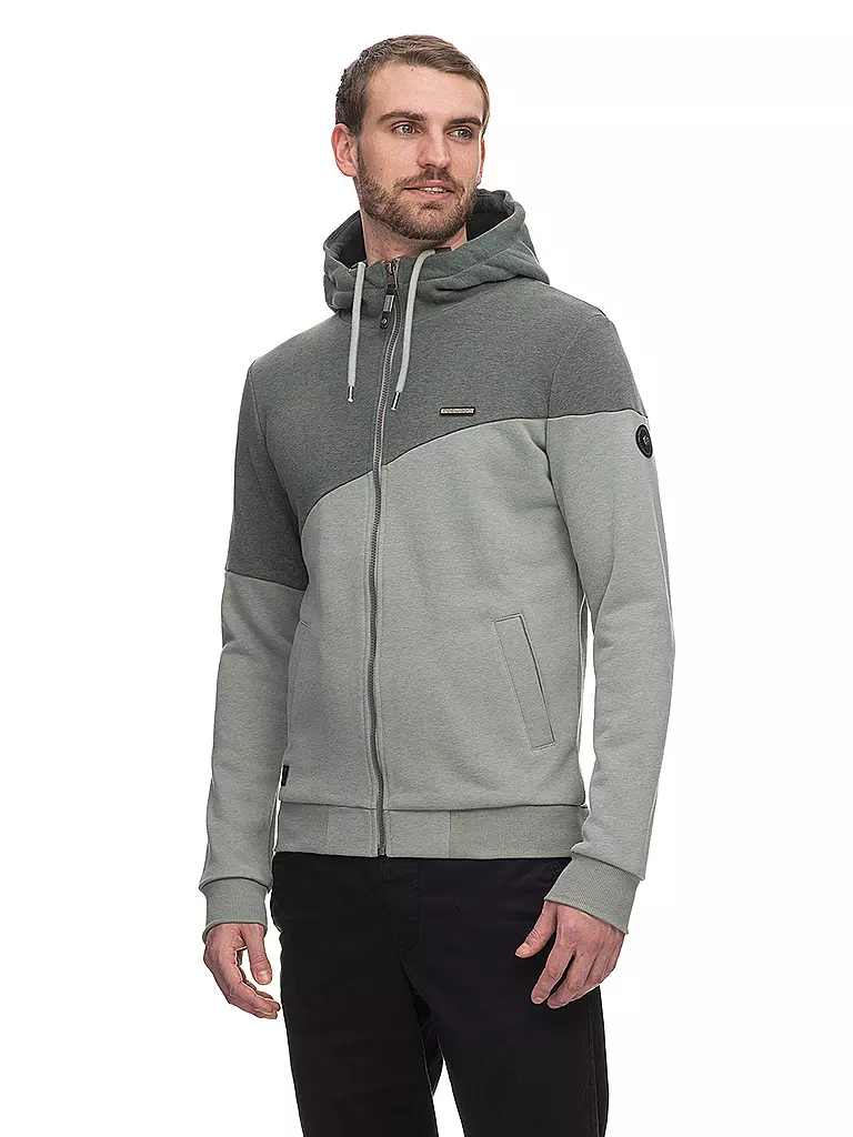 RAGWEAR | Sweatjacke WINGS | Vert foncé