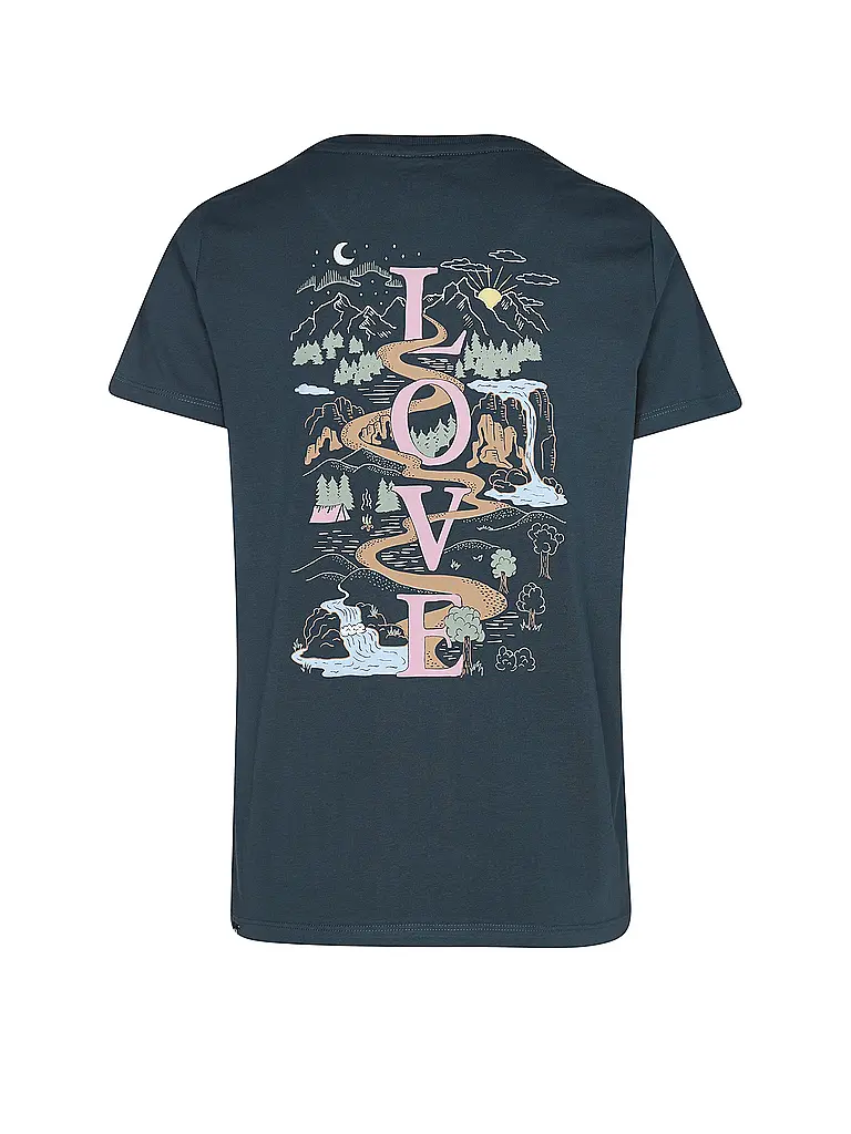 RAGWEAR | T-Shirt ADORI PP | Bleu foncé