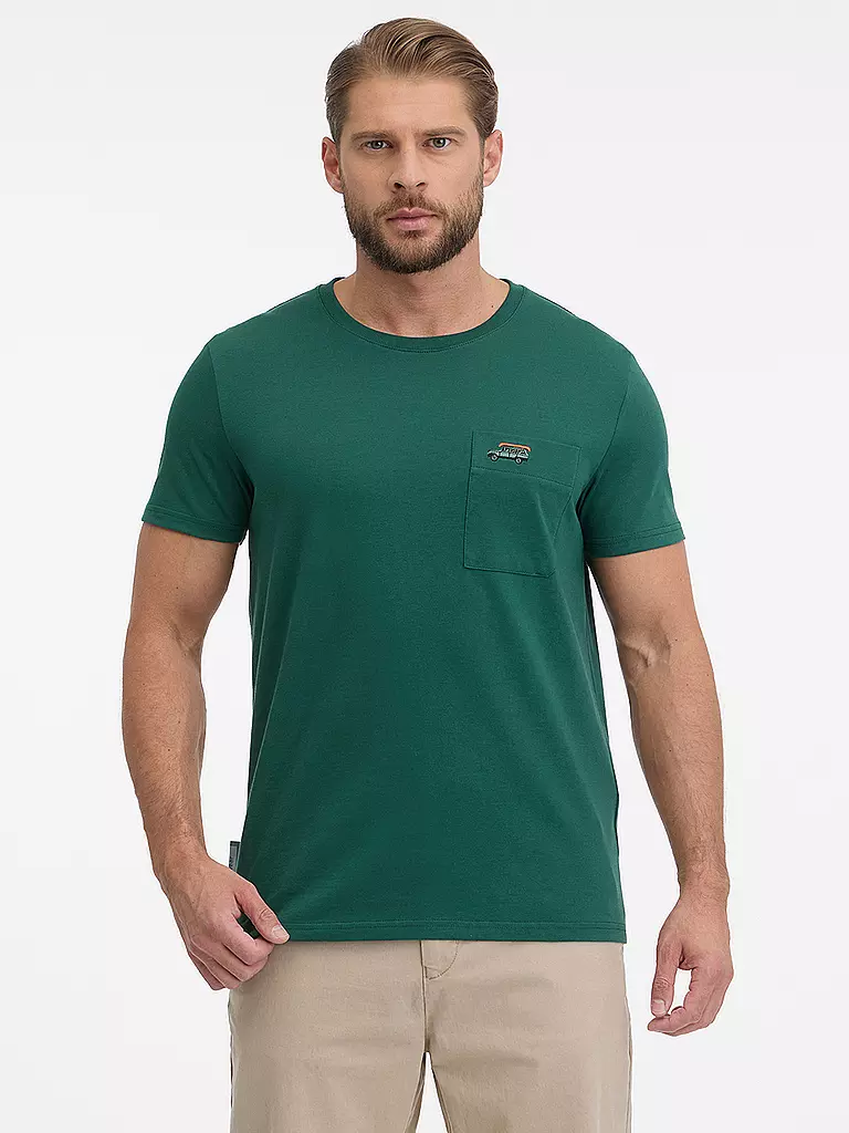 RAGWEAR | T-Shirt ENDREW B | Vert foncé
