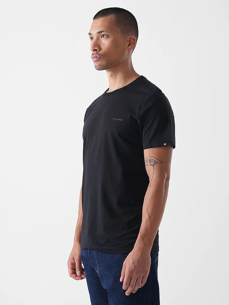 RAGWEAR | T-shirt NEDIE | schwarz
