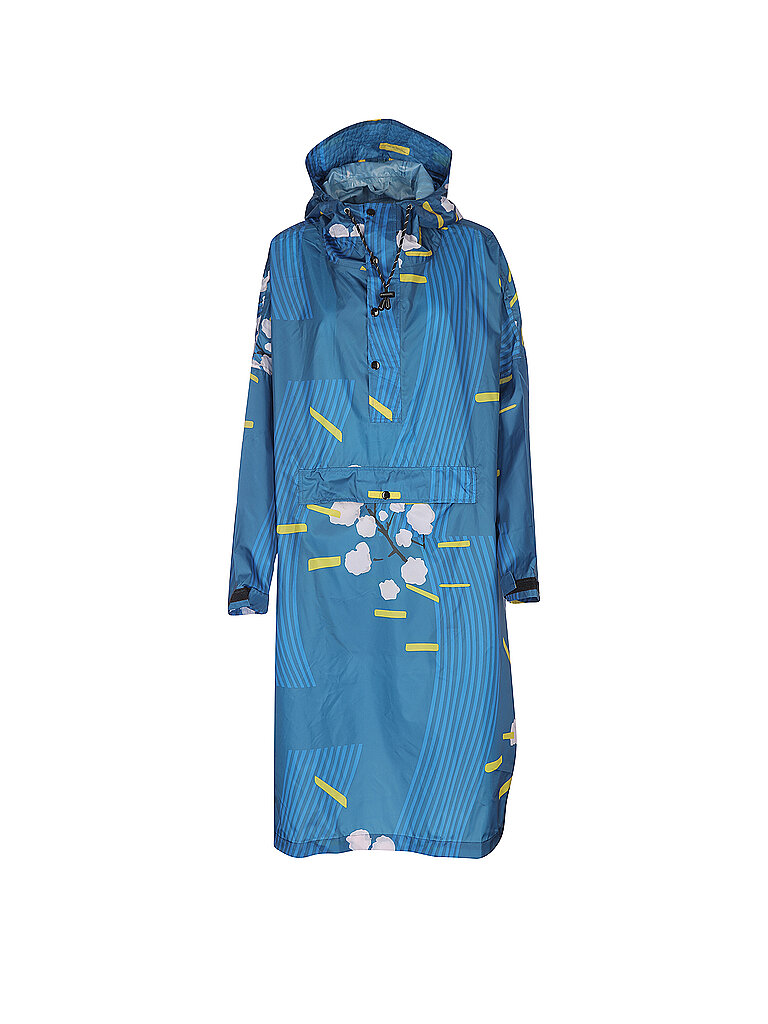 Veste de pluie - Poncho de pluie Japanese Blossom bleu