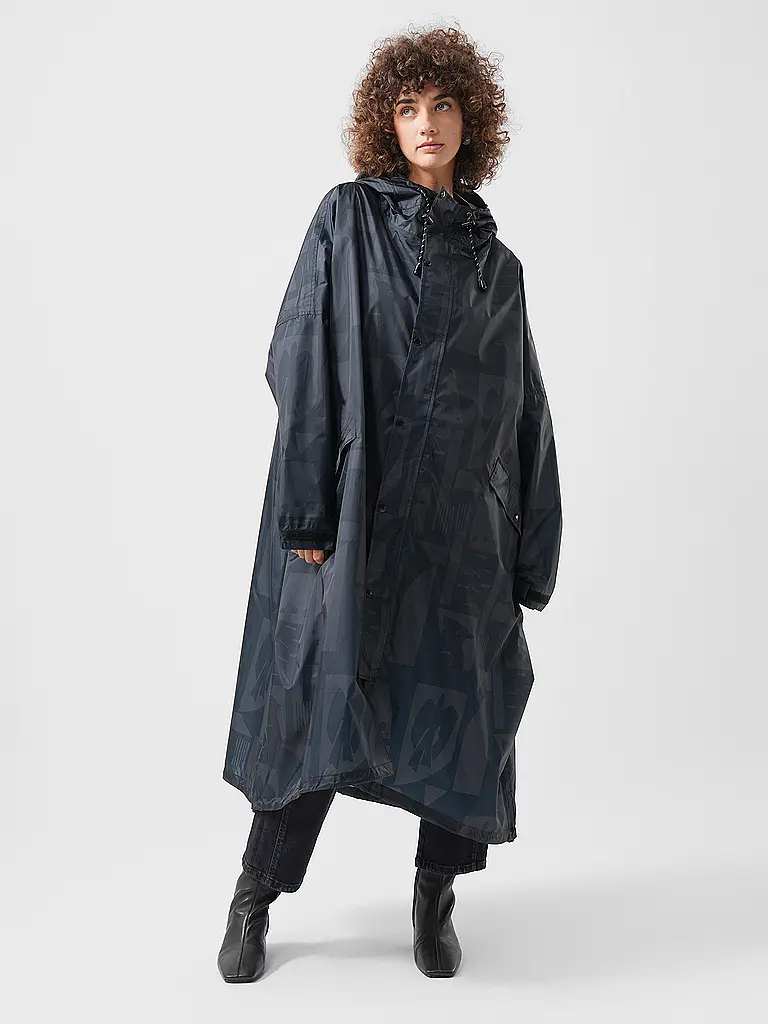 RAINKISS | Nom du produit : Regenmantel - Rain Coat | Noir
