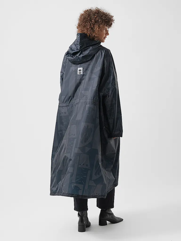 RAINKISS | Nom du produit : Regenmantel - Rain Coat | Noir