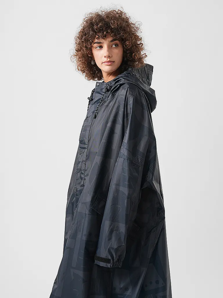 RAINKISS | Nom du produit : Regenmantel - Rain Coat | Noir