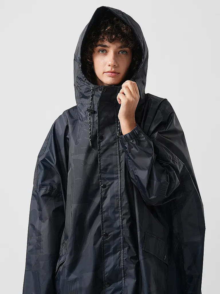 RAINKISS | Nom du produit : Regenmantel - Rain Coat | Noir