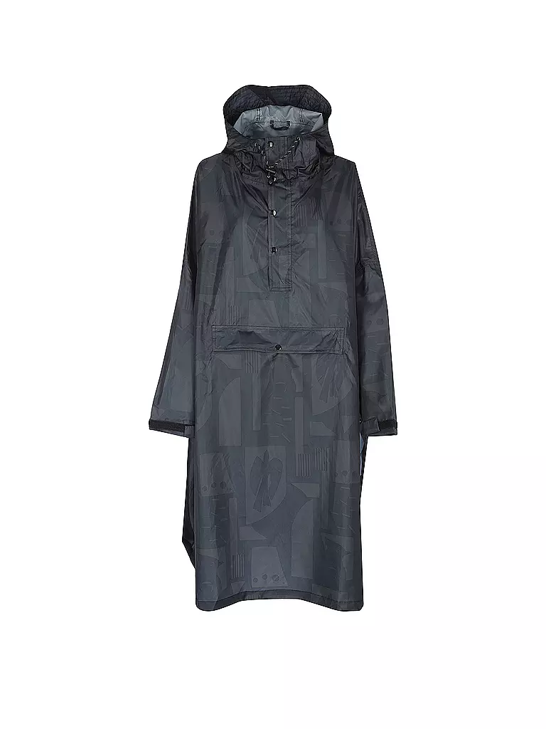 RAINKISS | Regenjacke - Regenponcho Back to Black Art | Noir