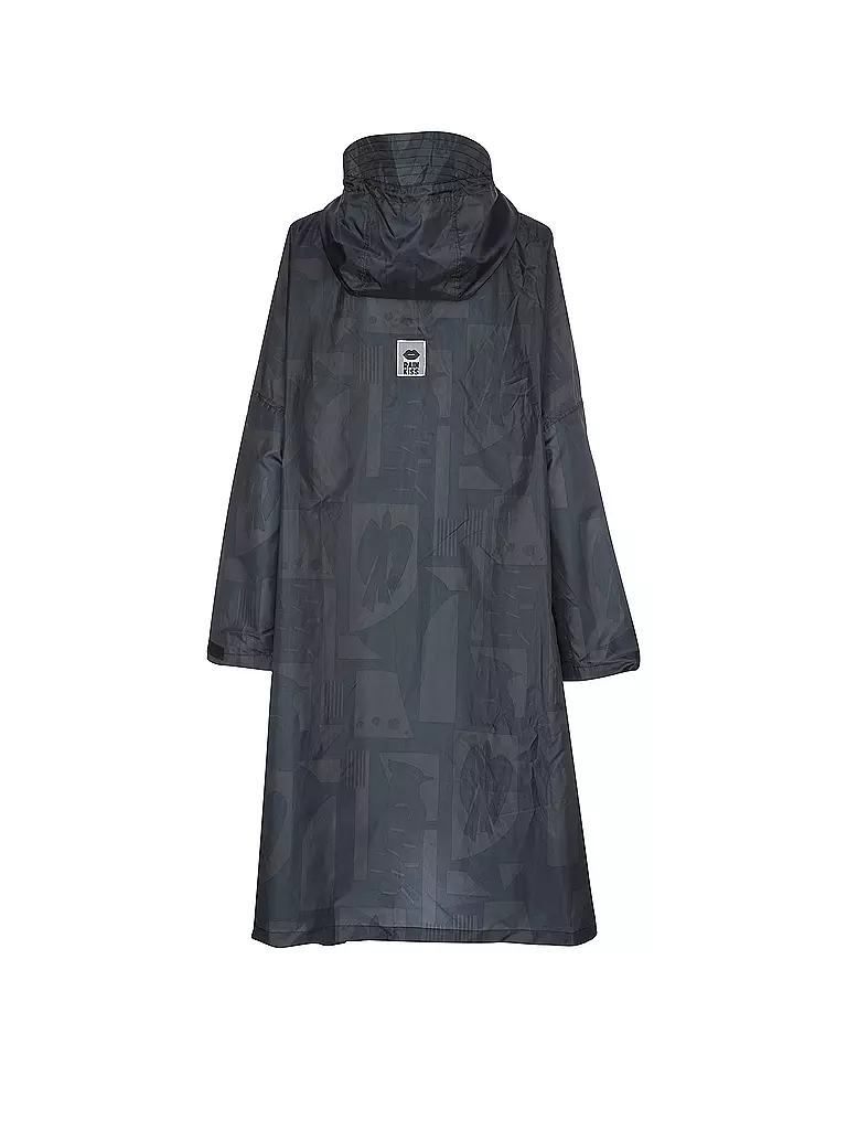 RAINKISS | Regenjacke - Regenponcho Back to Black Art | Noir