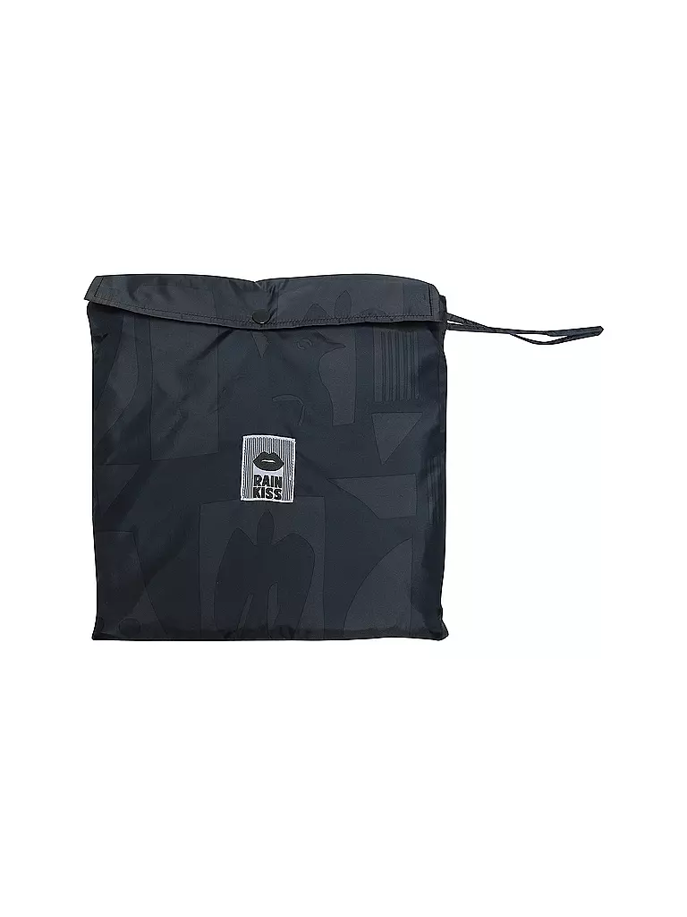 RAINKISS | Regenjacke - Regenponcho Back to Black Art | Noir