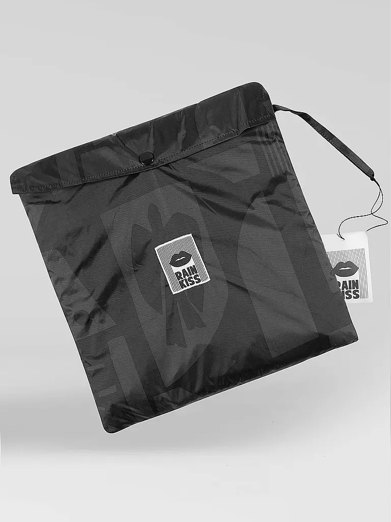 RAINKISS | Regenjacke - Regenponcho Back to Black Art | Noir