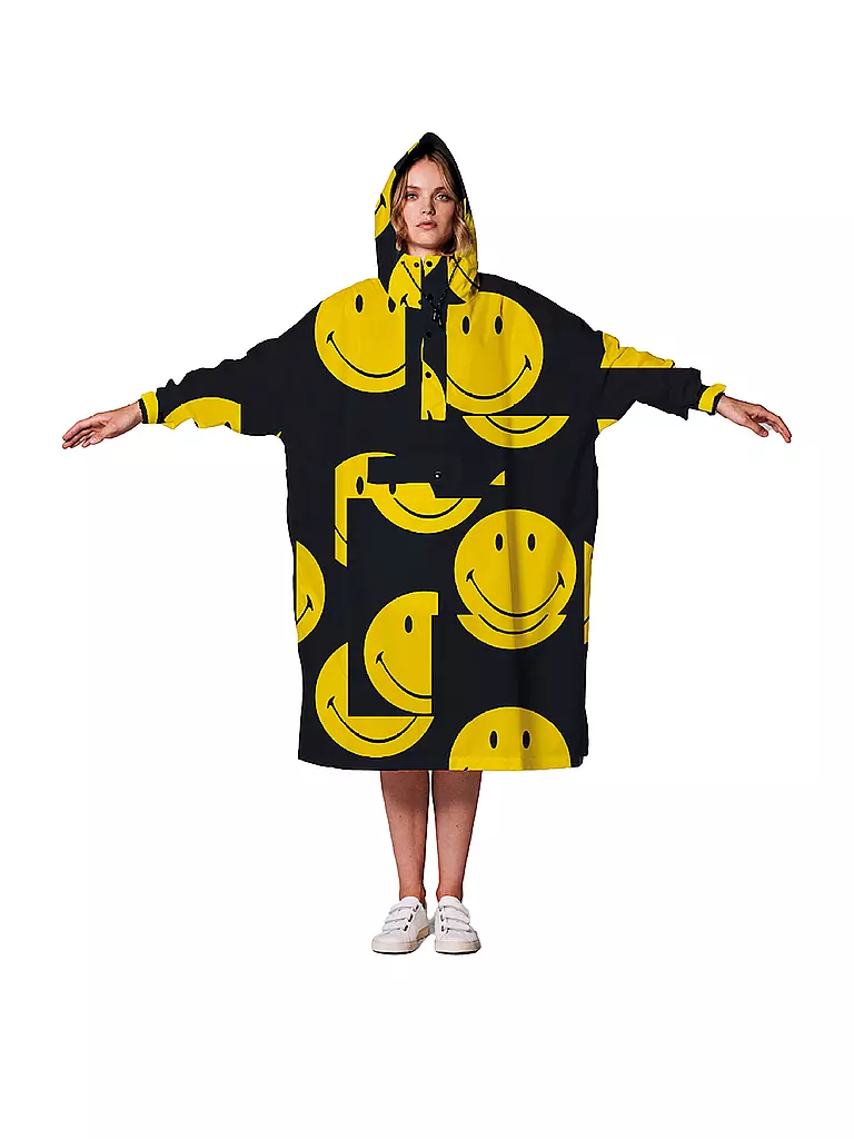 RAINKISS | Veste de pluie - Poncho de pluie ALL SMILES | schwarz