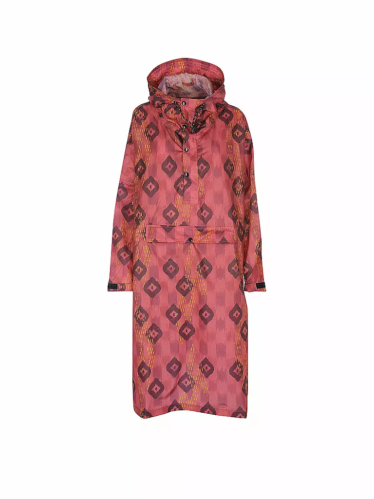 RAINKISS | Veste de pluie - Poncho de pluie Ikat | Rouge