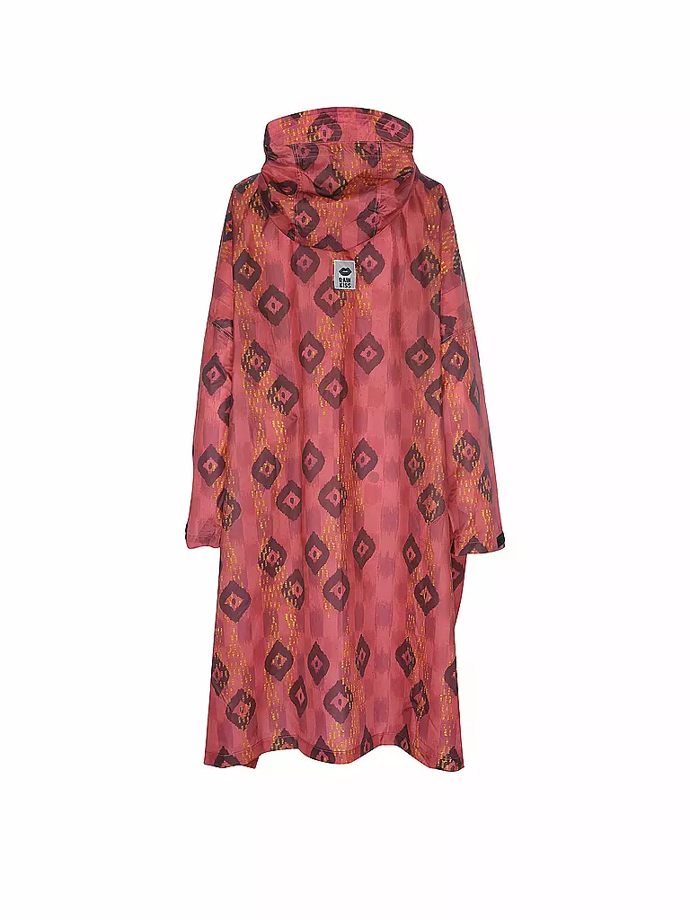 RAINKISS | Veste de pluie - Poncho de pluie Ikat | Rouge