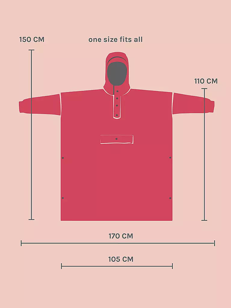 RAINKISS | Veste de pluie - Poncho de pluie Japanese Blossom | 