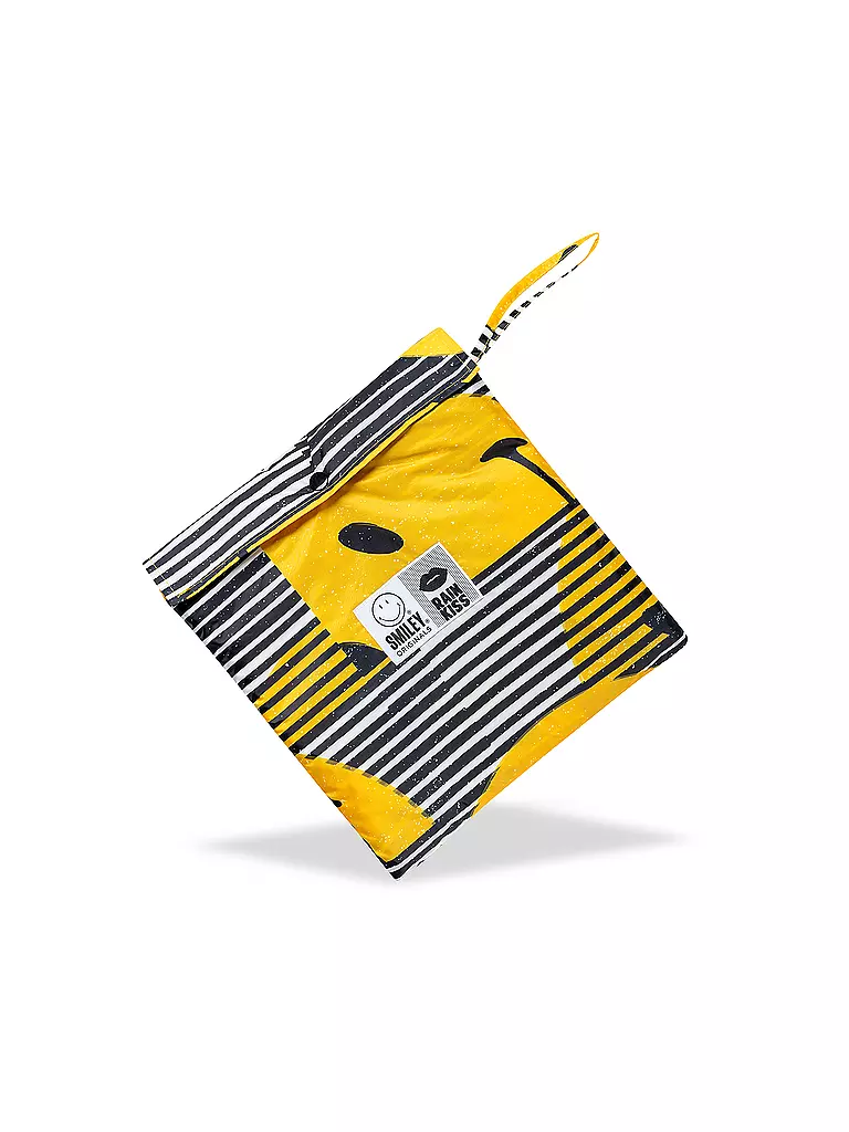 RAINKISS | Veste de pluie - Poncho de pluie SUNSET SMILEY | Jaune