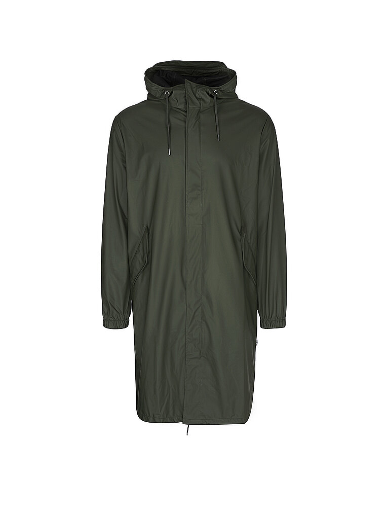 Parka - Veste de pluie vert foncé XL
